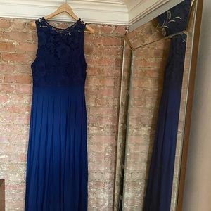 Charlotte Russe maxi dress with lace top